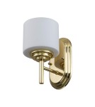 Elstead Lighting Kinkiet Malibu - 1 źródło światła - Polerowany mosiądz IP44 FE-MALIBU1-BATH-PB Elstead Lighting Kinkiet Malibu - 1 źródło światła - Polerowany mosiądz IP44 FE-MALIBU1-BATH-PB