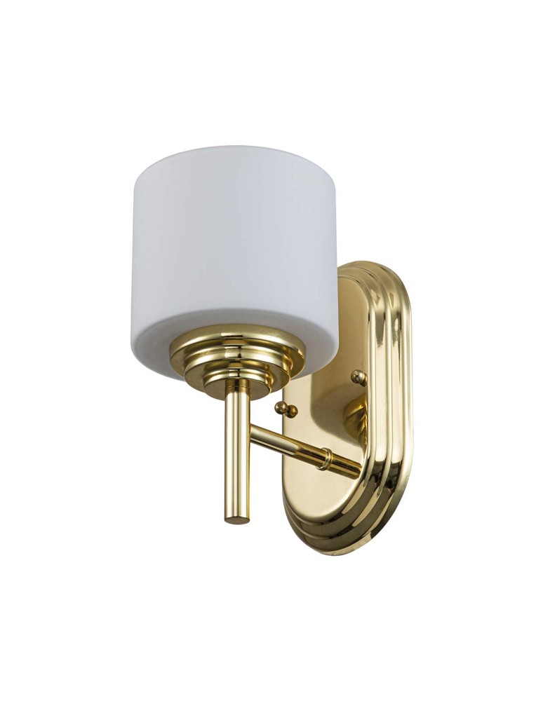 Bathroom wall lamps - Elstead Lighting Malibu wall lamp - 1 light source - Polished brass IP44 FE-MALIBU1-BATH-PB - product kolory-swiatla.pl 2