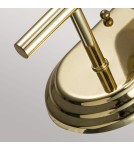 Elstead Lighting Kinkiet Malibu - 1 źródło światła - Polerowany mosiądz IP44 FE-MALIBU1-BATH-PB Elstead Lighting Kinkiet Malibu - 1 źródło światła - Polerowany mosiądz IP44 FE-MALIBU1-BATH-PB