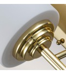 Elstead Lighting Kinkiet Malibu - 1 źródło światła - Polerowany mosiądz IP44 FE-MALIBU1-BATH-PB Elstead Lighting Kinkiet Malibu - 1 źródło światła - Polerowany mosiądz IP44 FE-MALIBU1-BATH-PB