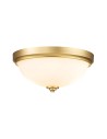Elstead Lighting Plafond Malibu - 2 light sources - Brushed brass IP44 FE-MALIBU-F-BATH-BB
