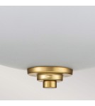 Bathroom ceiling lamps - Elstead Lighting Plafond Malibu - 2 light sources - Brushed brass IP44 FE-MALIBU-F-BATH-BB - product 3