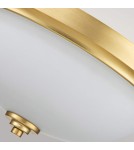 Bathroom ceiling lamps - Elstead Lighting Plafond Malibu - 2 light sources - Brushed brass IP44 FE-MALIBU-F-BATH-BB - product 5