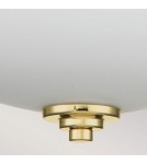 Bathroom ceiling lamps - Elstead Lighting Plafond Malibu - 2 light sources - Polished brass IP44 FE-MALIBU-F-BATH-PB - product 3