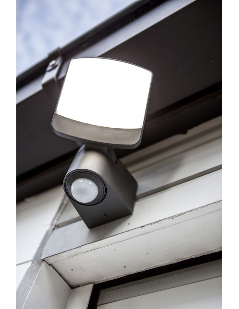 Outdoor lights with motion sensor - Lutec SUNSHINE - MOVEMENT SENSOR Wall-mounted LED Grey 7625701345 - product kolory-swiatla.pl 5