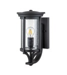 Elstead Lighting Mała latarnia naścienna Merrill - 1 źródło światła - Czarna IP44 FE-MERRILL1-S-BLK