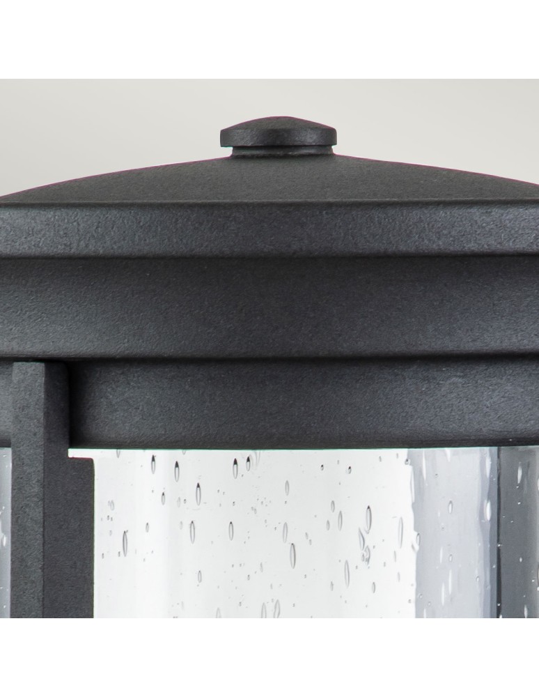 Outdoor wall lamps - Elstead Lighting Small Merrill wall lantern - 1 light source - Black IP44 FE-MERRILL1-S-BLK - product kolory-swiatla.pl 2