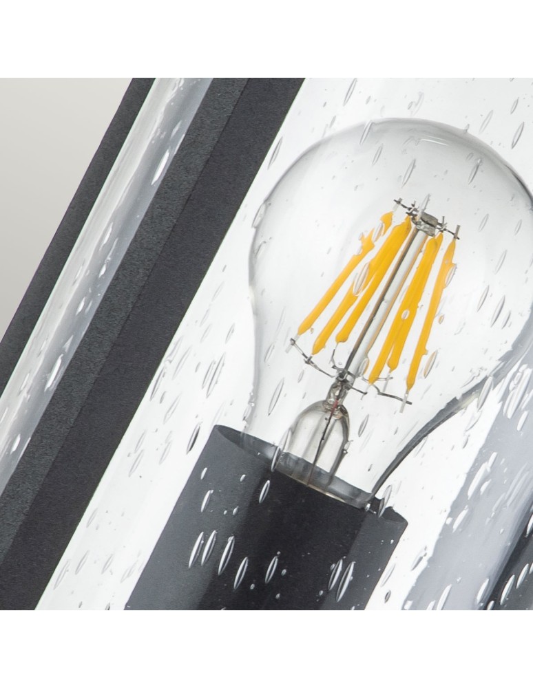 Elstead Lighting Mała latarnia naścienna Merrill - 1 źródło światła - Czarna IP44 FE-MERRILL1-S-BLK