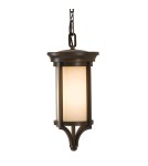 Elstead Lighting Mała latarnia wisząca Merrill - 1 źródło światła - Stary brąz IP23 FE-MERRILL8-S