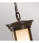 Elstead Lighting Mała latarnia wisząca Merrill - 1 źródło światła - Stary brąz IP23 FE-MERRILL8-S