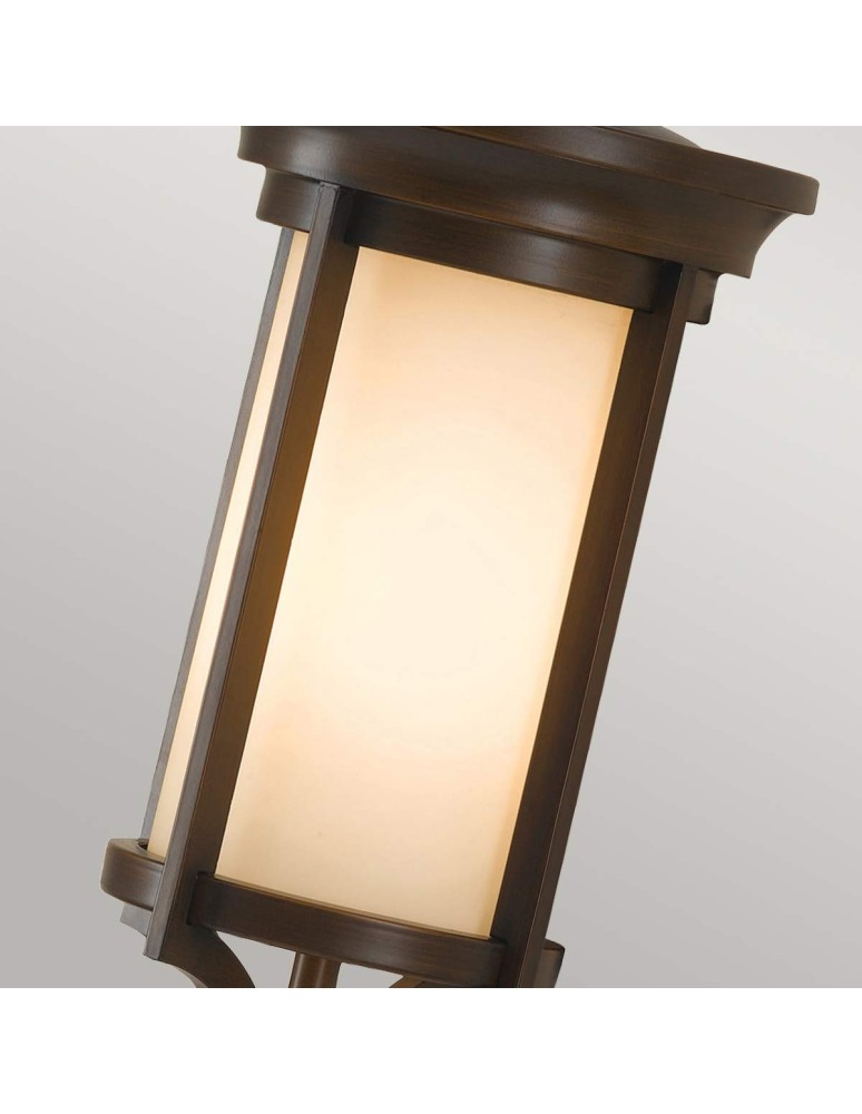 Elstead Lighting Mała latarnia wisząca Merrill - 1 źródło światła - Stary brąz IP23 FE-MERRILL8-S