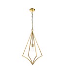 Elstead Lighting Duża lampa wisząca Nico - 1 źródło światła - Oksydowany mosiądz FE-NICO-P-L-BB