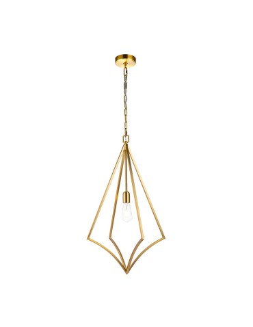 Elstead Lighting Duża lampa wisząca Nico - 1 źródło światła - Oksydowany mosiądz FE-NICO-P-L-BB