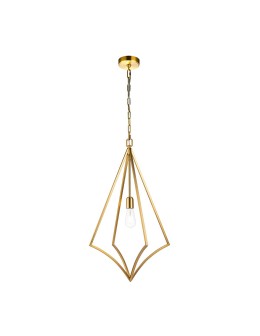 Elstead Lighting Duża lampa wisząca Nico - 1 źródło światła - Oksydowany mosiądz FE-NICO-P-L-BB