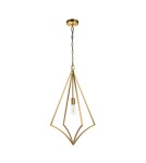 Elstead Lighting Duża lampa wisząca Nico - 1 źródło światła - Oksydowany mosiądz FE-NICO-P-L-BB