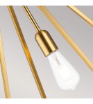 Pendant lamps - Elstead Lighting Large Nico pendant lamp - 1 light source - Oxidized brass FE-NICO-P-L-BB - product 4
