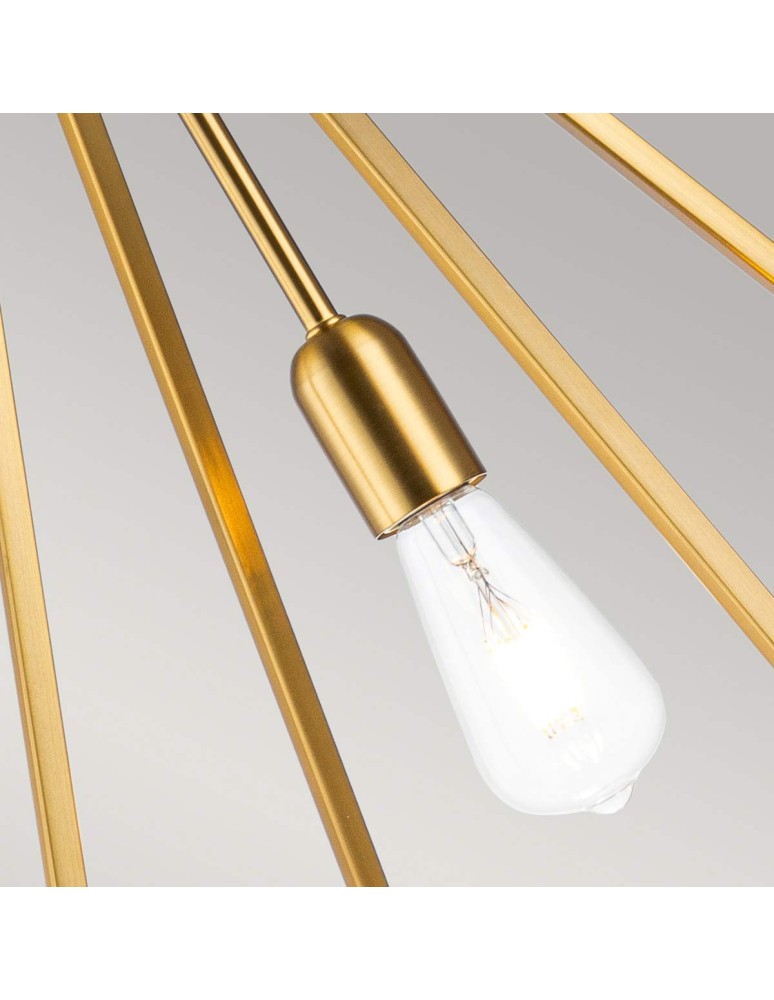 Pendant lamps - Elstead Lighting Large Nico pendant lamp - 1 light source - Oxidized brass FE-NICO-P-L-BB - product kolory-swiatla.pl 4