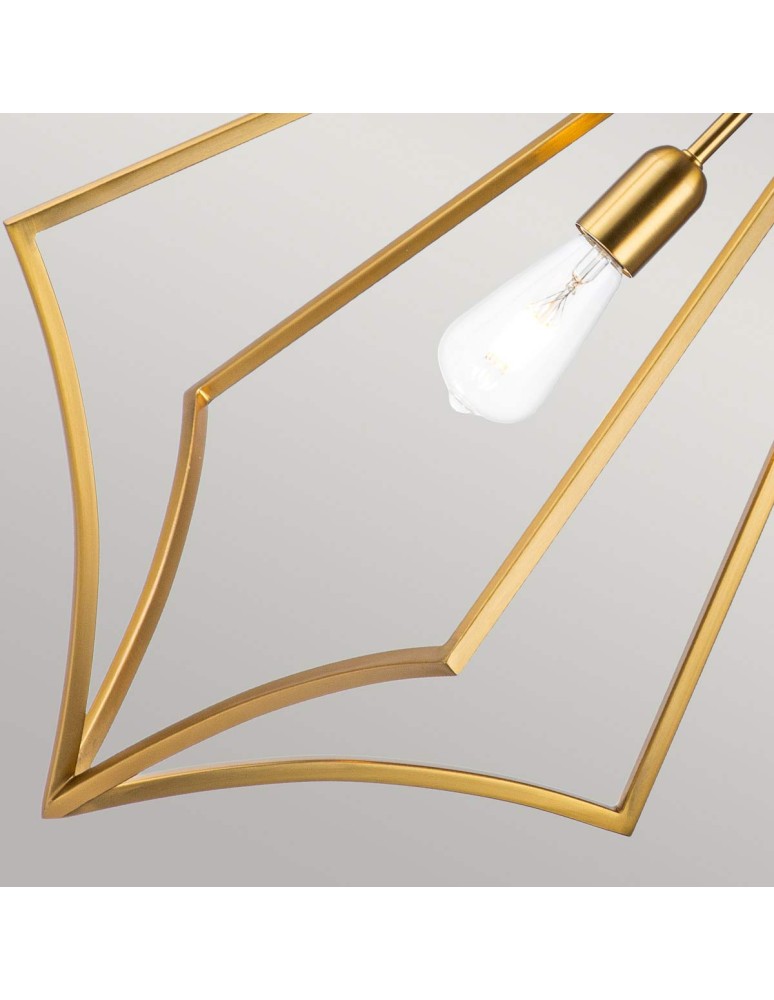 Pendant lamps - Elstead Lighting Large Nico pendant lamp - 1 light source - Oxidized brass FE-NICO-P-L-BB - product kolory-swiatla.pl 5