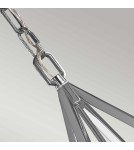 Pendant lamps - Elstead Lighting Large Nico pendant lamp - 1 light source - Polished chrome FE-NICO-P-L-CH - product 4