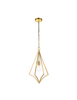 Elstead Lighting Średnia lampa wisząca Nico - 1 źródło światła - Oksydowany mosiądz FE-NICO-P-M-BB