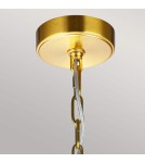 Elstead Lighting Średnia lampa wisząca Nico - 1 źródło światła - Oksydowany mosiądz FE-NICO-P-M-BB