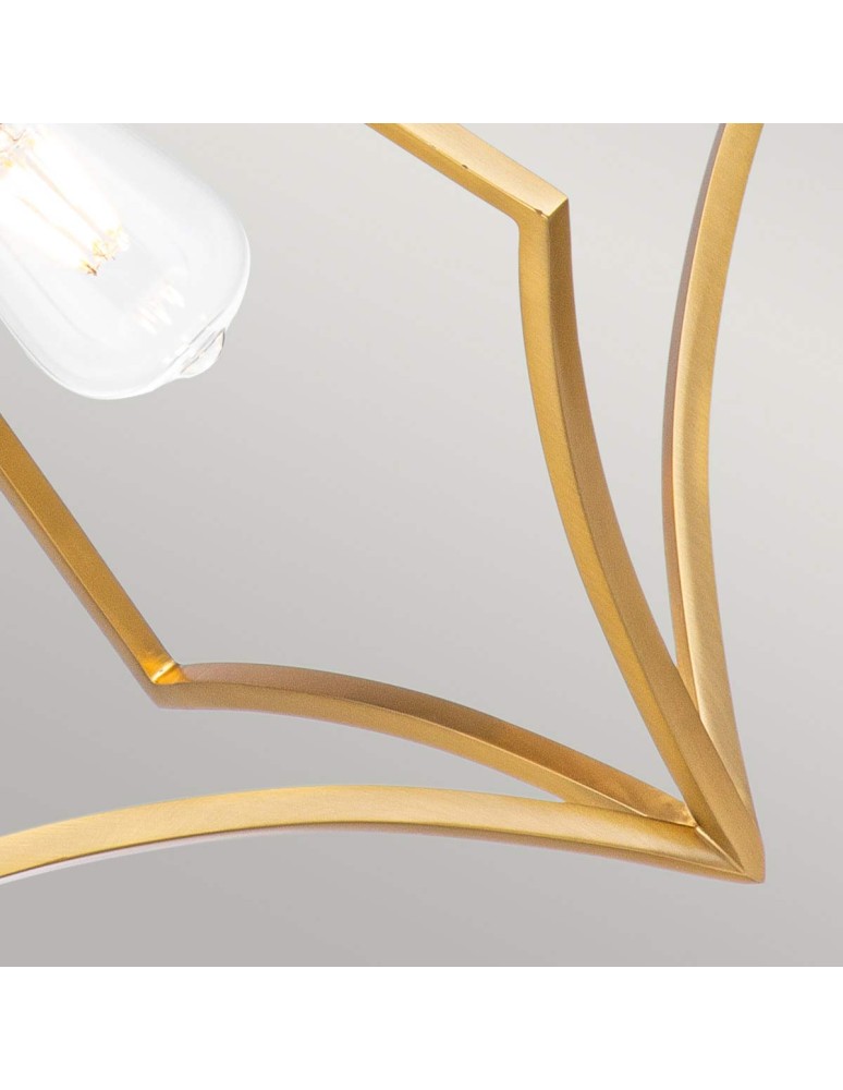 Pendant lamps - Elstead Lighting Nico medium pendant lamp - 1 light source - Oxidized brass FE-NICO-P-M-BB - product kolory-swiatla.pl 4