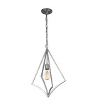 Elstead Lighting Średnia lampa wisząca Nico - 1 źródło światła - Polerowany chrom FE-NICO-P-M-CH