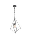 Elstead Lighting Średnia lampa wisząca Nico - 1 źródło światła - Polerowany chrom FE-NICO-P-M-CH
