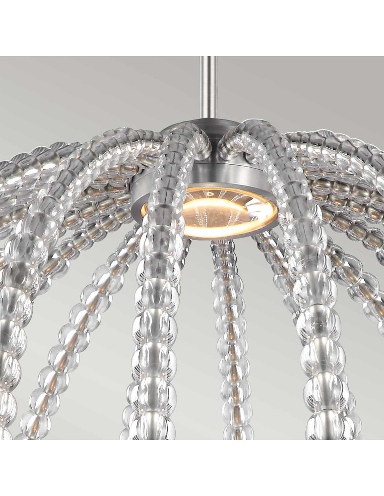 Elstead Lighting Duża lampa wisząca LED Oberlin FE-OBERLIN-P-L