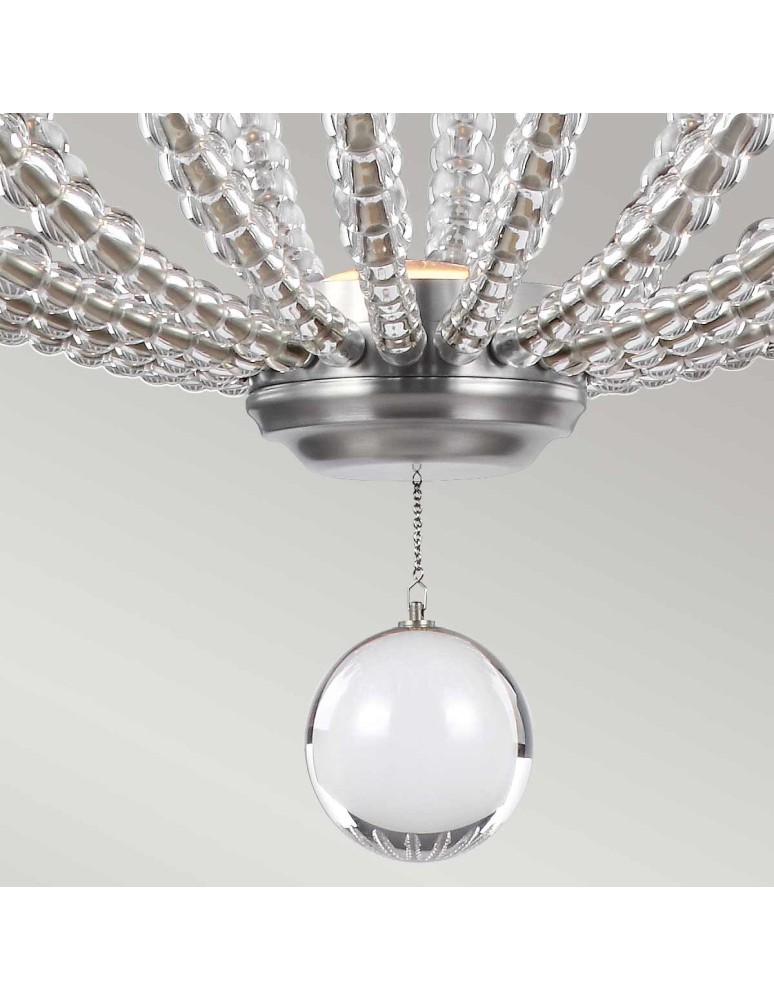 Elstead Lighting Duża lampa wisząca LED Oberlin FE-OBERLIN-P-L