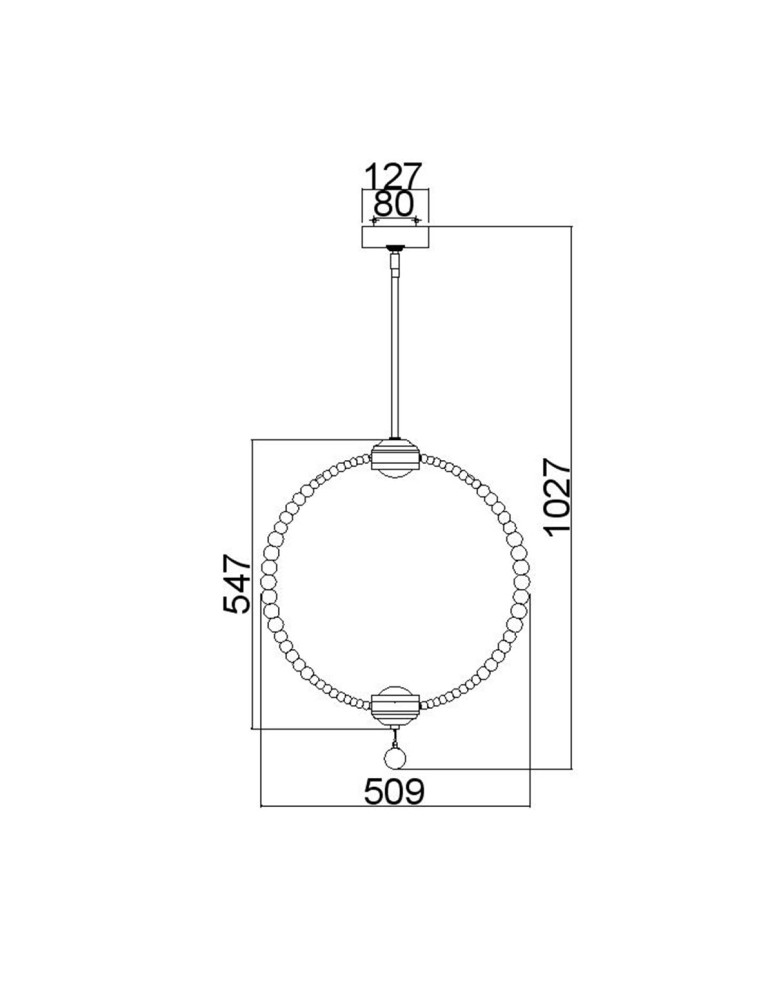 Pendant lamps - Elstead Lighting Oberlin medium LED pendant lamp FE-OBERLIN-P-M - product kolory-swiatla.pl 4
