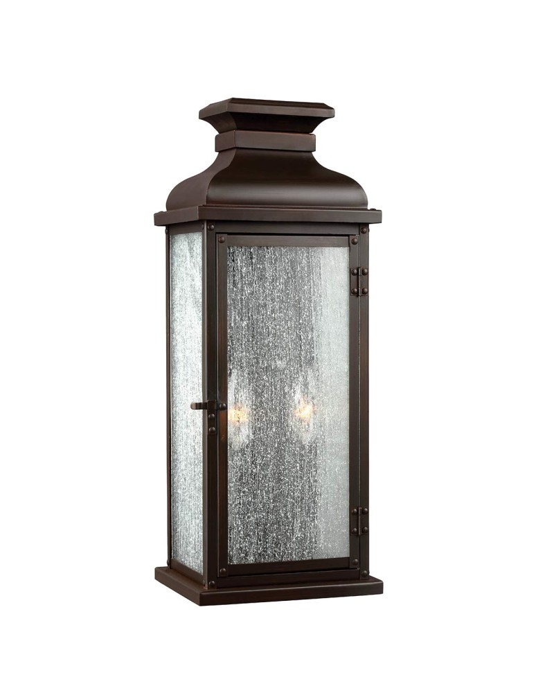 Outdoor wall lamps - Elstead Lighting Pediment medium wall lantern - 2 light sources IP44 FE-PEDIMENT-M - product kolory-swiatla.pl 1