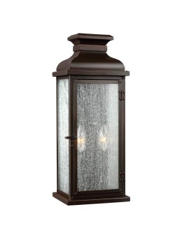 Elstead Lighting Średnia latarnia naścienna Pediment - 2 źródła światła IP44 FE-PEDIMENT-M