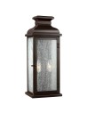 Elstead Lighting Pediment medium wall lantern - 2 light sources IP44 FE-PEDIMENT-M