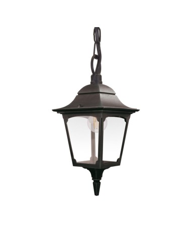 Elstead Lighting Chapel pendant lantern - 1 light source IP44 CP9-BLACK