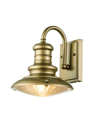 Elstead Lighting Redding Station small wall lantern - 1 light source - Aged bronze IP44 FE-REDDING2-S-PDB