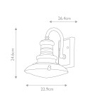 Outdoor wall lamps - Elstead Lighting Redding Station small wall lantern - 1 light source - Aged bronze IP44 FE-REDDING2-S-PDB - product 2