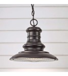 Outdoor pendant lamps - Elstead Lighting Redding Station medium pendant lantern - 1 light source - Dark brown IP44 FE-REDDING8-M-RB - product 2