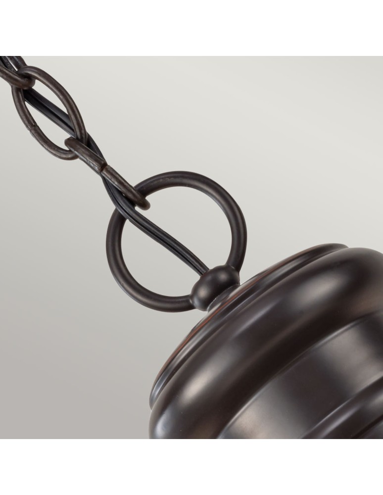 Outdoor pendant lamps - Elstead Lighting Redding Station medium pendant lantern - 1 light source - Dark brown IP44 FE-REDDING8-M-RB - product kolory-swiatla.pl 3