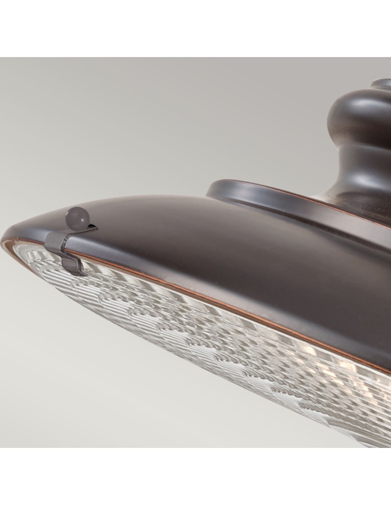 Outdoor pendant lamps - Elstead Lighting Redding Station medium pendant lantern - 1 light source - Dark brown IP44 FE-REDDING8-M-RB - product kolory-swiatla.pl 4