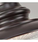 Outdoor pendant lamps - Elstead Lighting Redding Station medium pendant lantern - 1 light source - Dark brown IP44 FE-REDDING8-M-RB - product 5