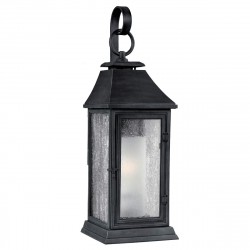 Elstead Lighting Średnia latarnia naścienna Shepherd - 1 źródło światła IP44 FE-SHEPHERD-2M