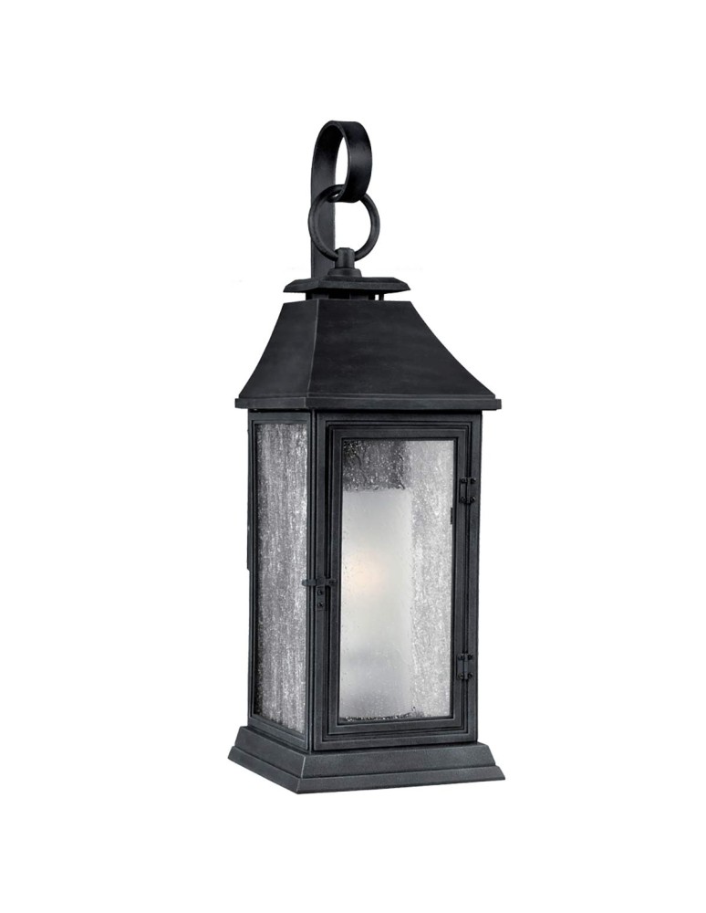 Elstead Lighting Średnia latarnia naścienna Shepherd - 1 źródło światła IP44 FE-SHEPHERD-2M
