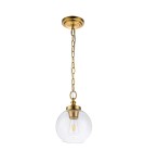 Elstead Lighting Lampa wisząca Tabby - 1 źródło światła - Oksydowany mosiądz FE-TABBY-P-S-BB
