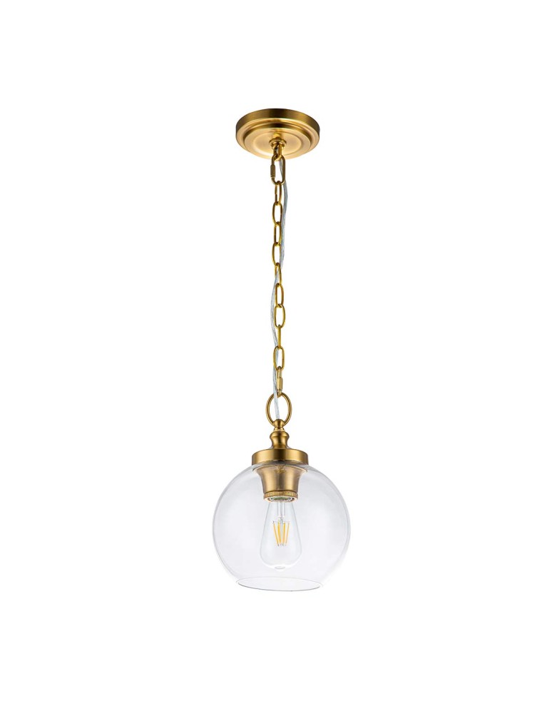 Pendant lamps - Elstead Lighting Tabby pendant lamp - 1 light source - Oxidized brass FE-TABBY-P-S-BB - product kolory-swiatla.pl 2