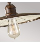 Elstead Lighting Lampa wisząca Urban Renewal - 1 źródło światła FE-URBANRWL-P-E