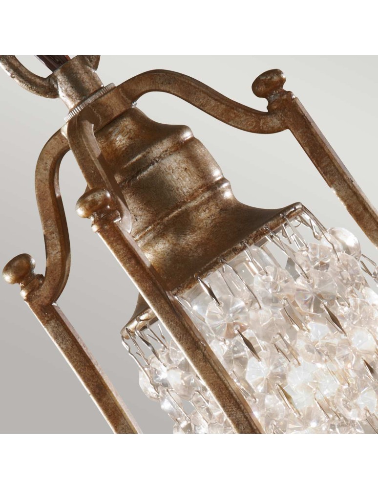 Pendant lamps - Elstead Lighting Valentina small pendant lamp - 1 light source FE-VALENTINA-MP - product kolory-swiatla.pl 3