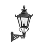 Outdoor wall lamps - Elstead Lighting Grampian wall lantern - 1 light source IP44 GB1-BLACK - product 1