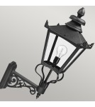 Outdoor wall lamps - Elstead Lighting Grampian wall lantern - 1 light source IP44 GB1-BLACK - product 2