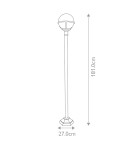 Outdoor lanterns - Elstead Lighting Glenbeigh standing lantern - 1 light source IP44 GLENBEIGH-POST - product 4